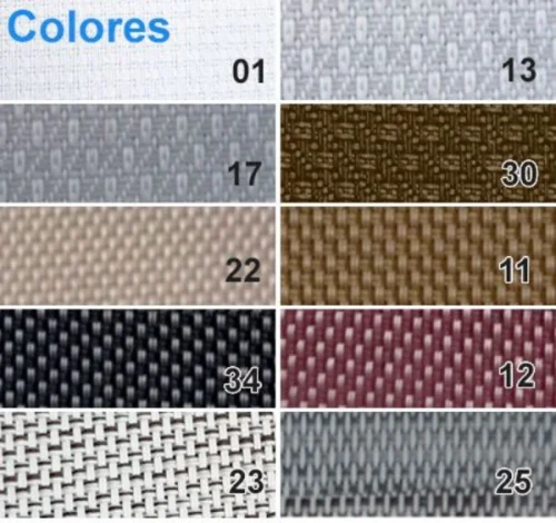 Cortinas enrollables con lona Screen para interior